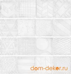 Настенная плитка ALCHIMIA Decor White 7,5x30