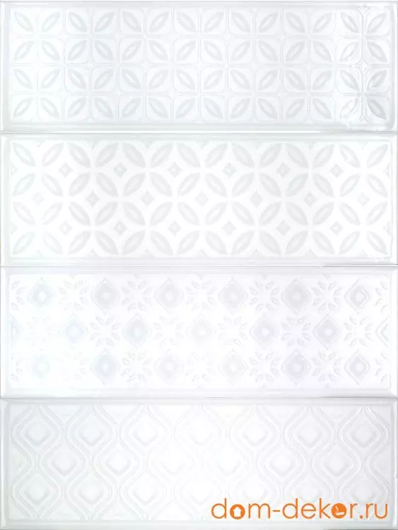 Настенная плитка ARIA Santorini White 10x30