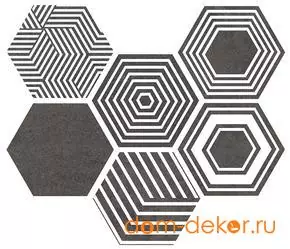 Керамогранит PIER17 Hexa Zinc 23,2x26,7 *