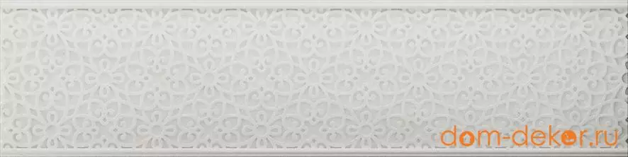 Бордюр ALCHEMY White Cenefa 10x39,8 (под заказ)