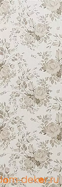 Настенная плитка VENECIA Floral Decor Beige 25x75