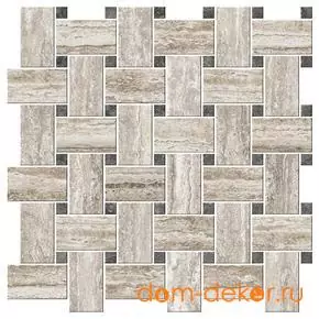 Мозаика ITALIAN ICON VEIN Cut Chesterfield Mix Caldo Mosaico 42,1x42,1 Nat (под заказ)