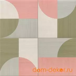 Керамогранит MOON Deco Pink 44,2x44,2