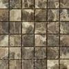 Мозаика для стен из натурального камня и стекла - темнее